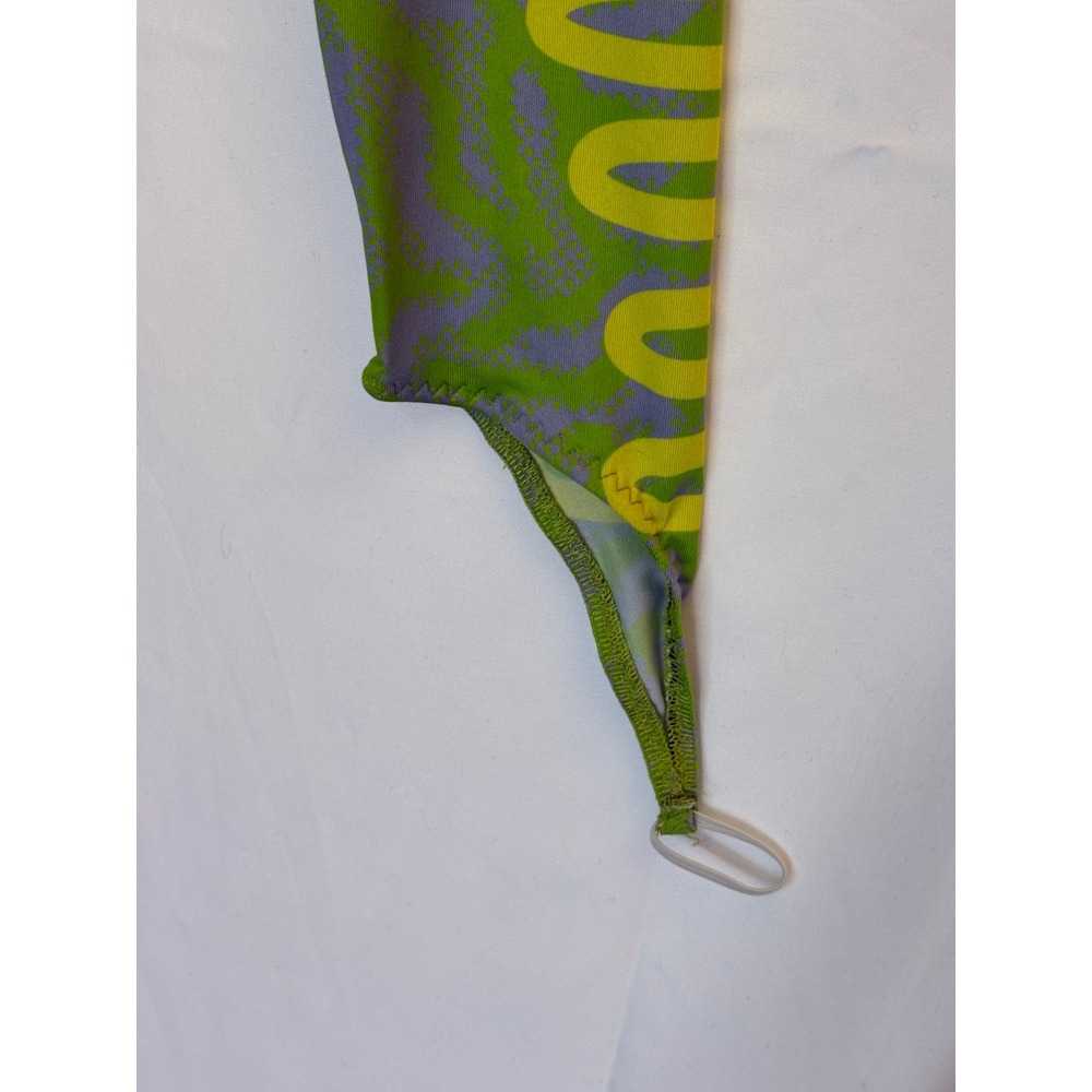 Maisie Wilen Orbit City Midi Dress Medium Green Long Sleeve Stretch USA - Picture 6 of 10